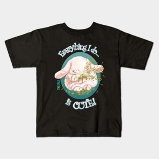 Disgustingly Cute Bunny T Shirt Kids T-Shirt